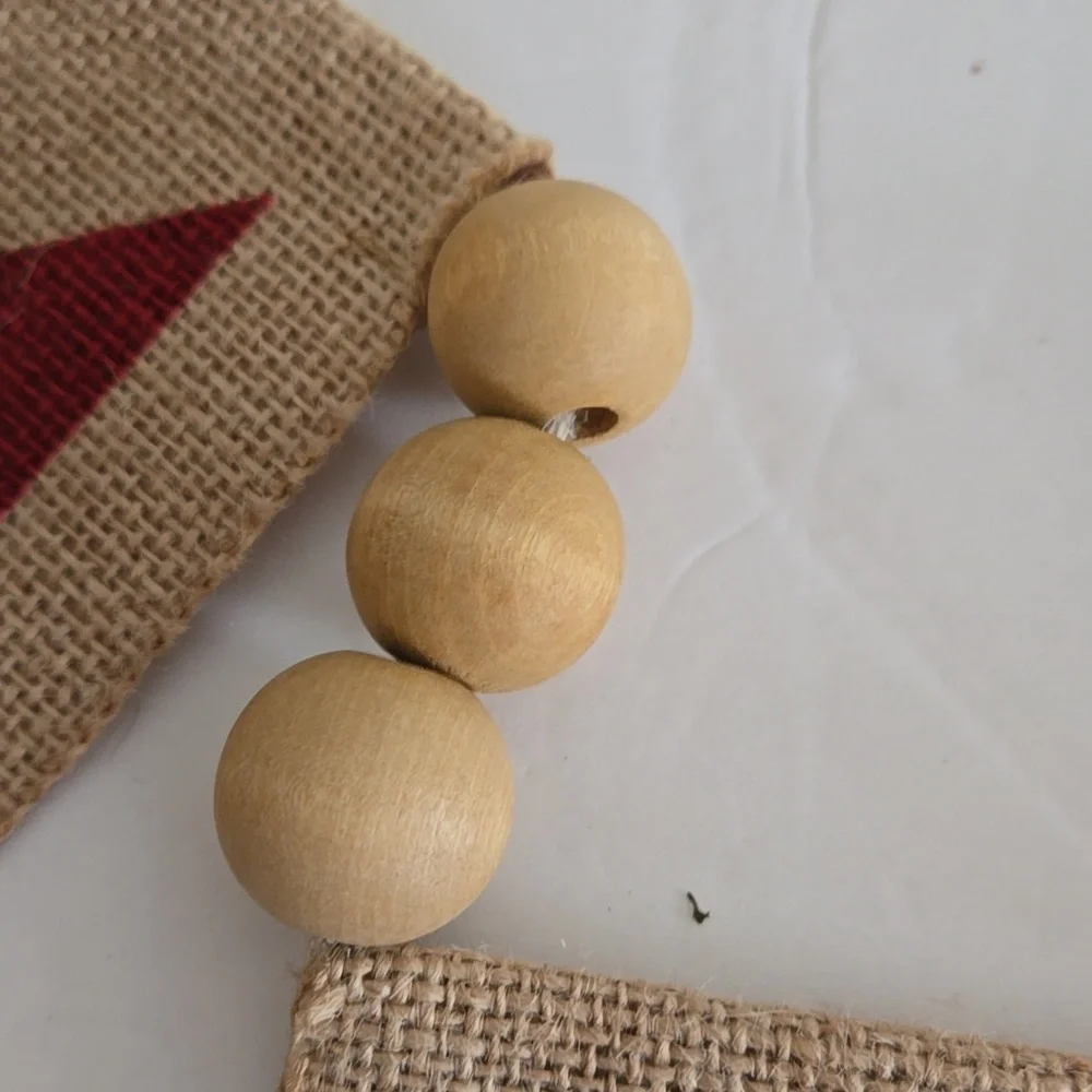 Vintage Burlap And Beads 